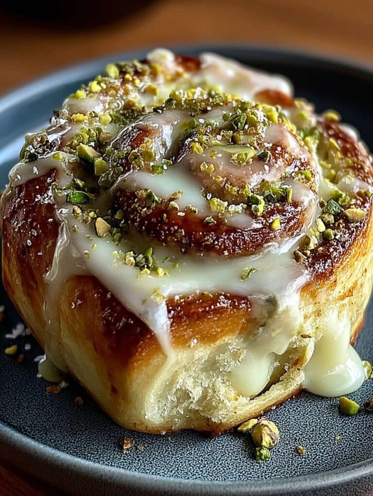 Köstliche Pistazien-Zimtschnecken: Einfaches Rezept für luftigen Genuss