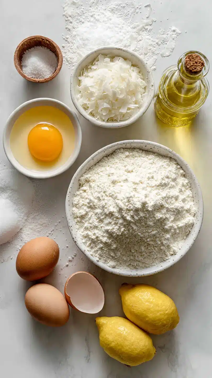 Kokoskuchen mit Quark