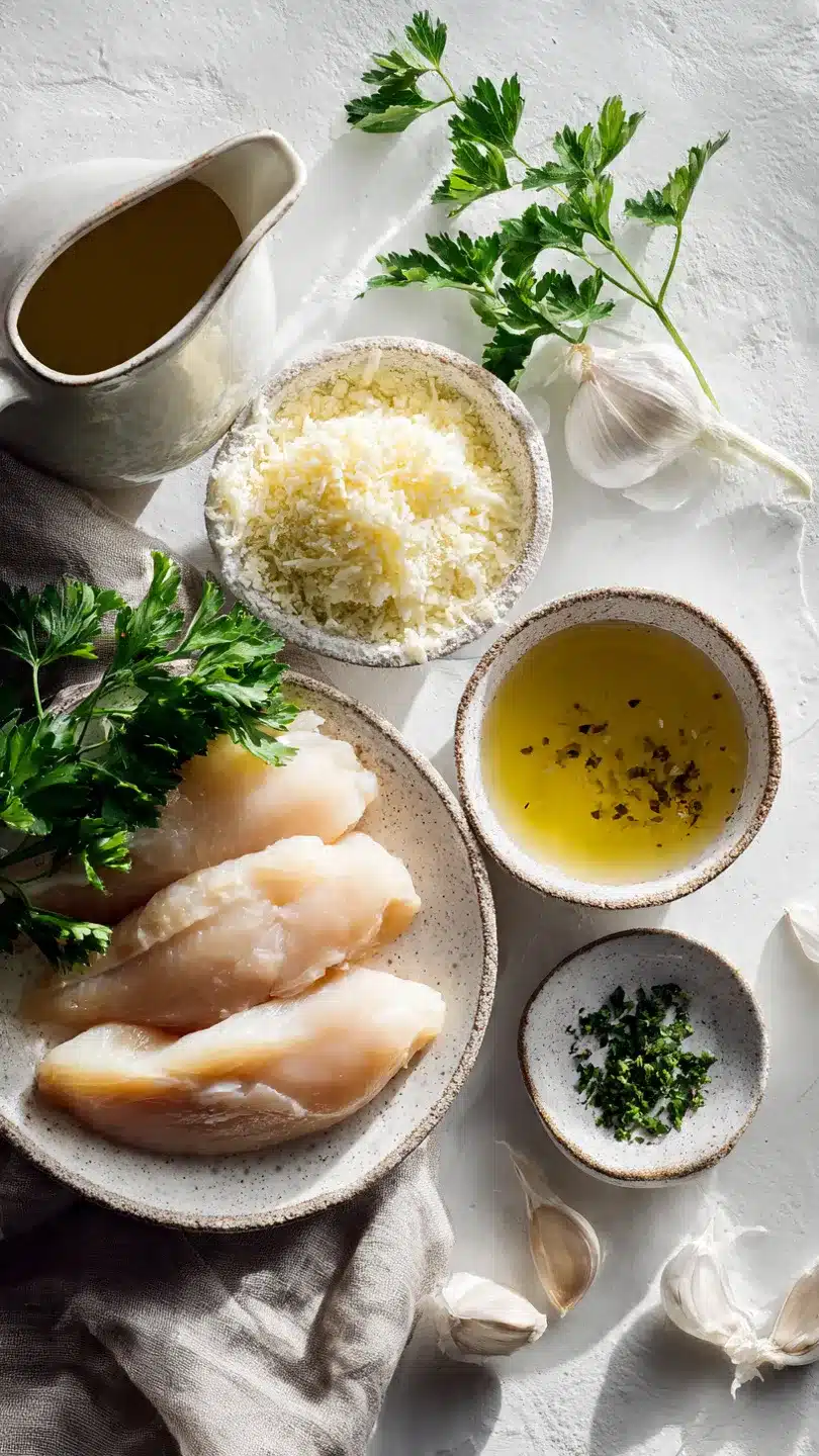 Hähnchenfilet in Frischkäse-Parmesan-Soße