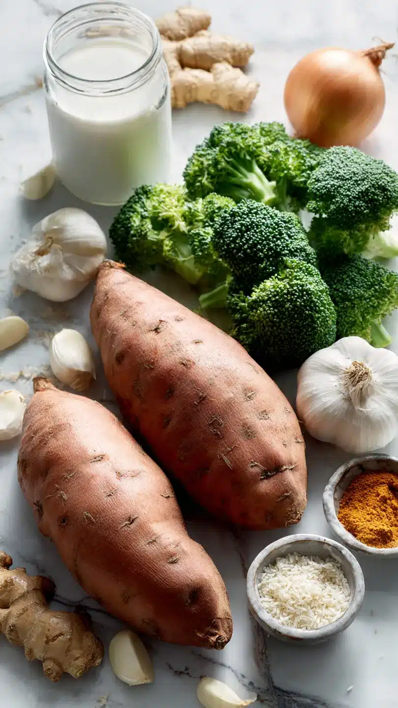 Süßkartoffel-Brokkoli-Curry