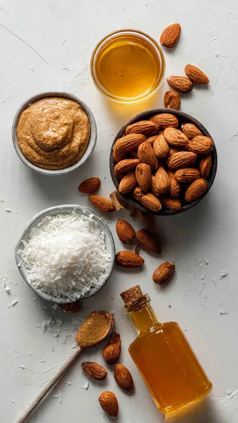 Süße Mandel-Kokos-Kugeln