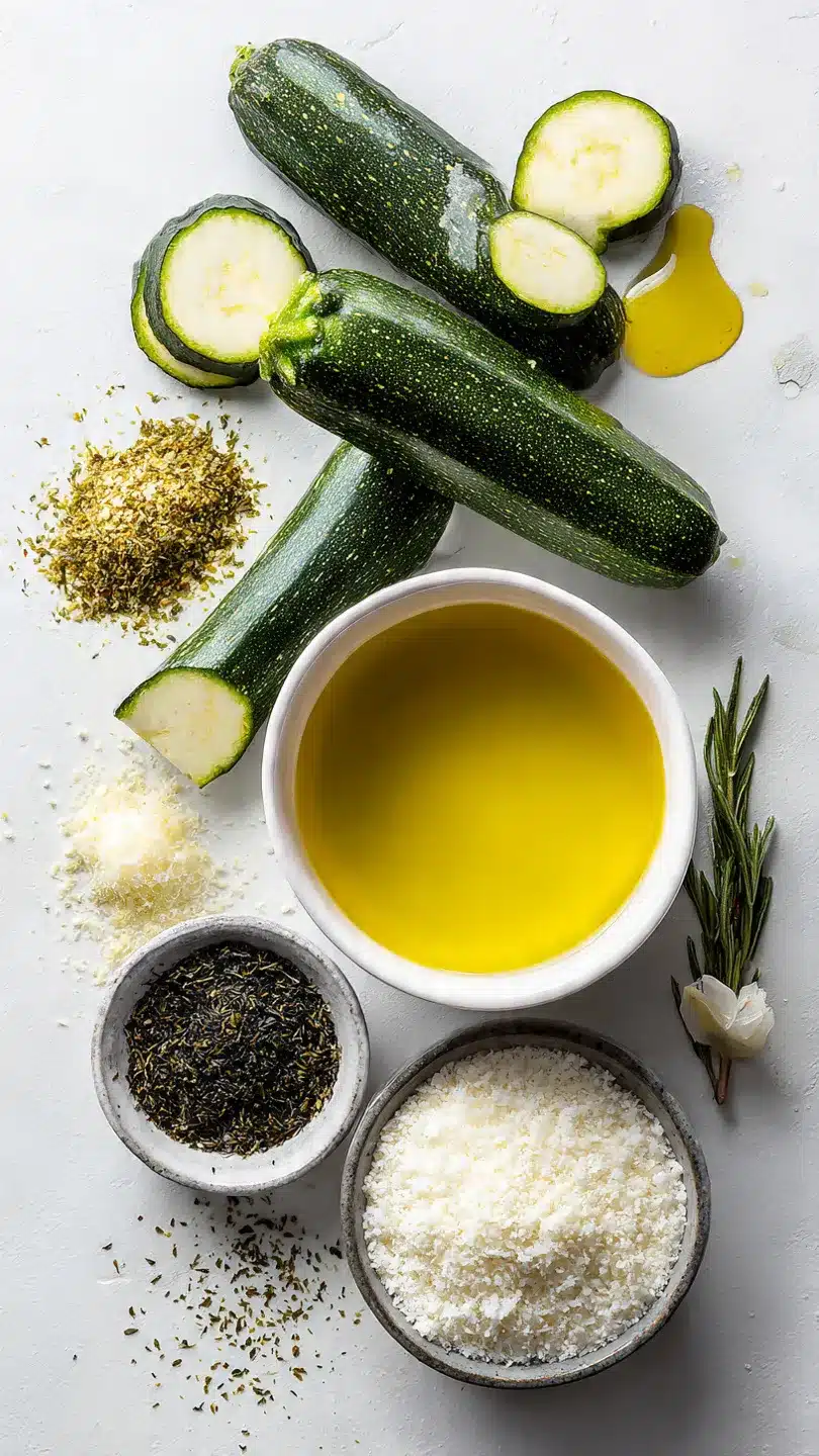 Luftgebratene Zucchini