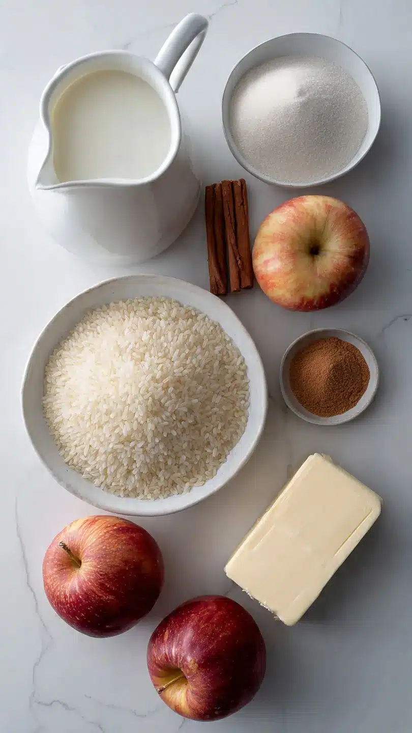 Apfel-Milchreisauflauf -Einfach & Gesund