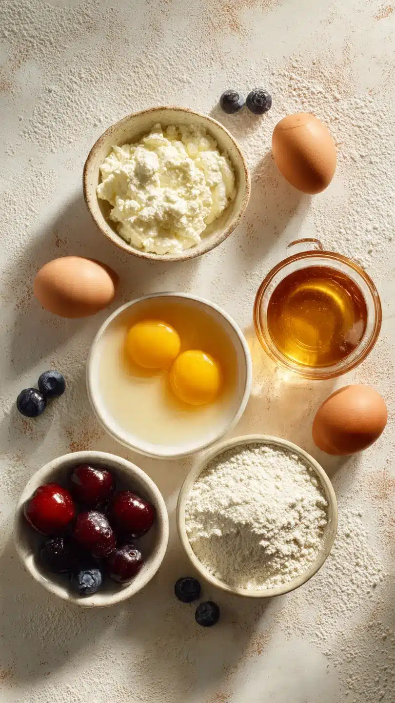 Quarkkuchen ohne Mehl und ohne Zucker