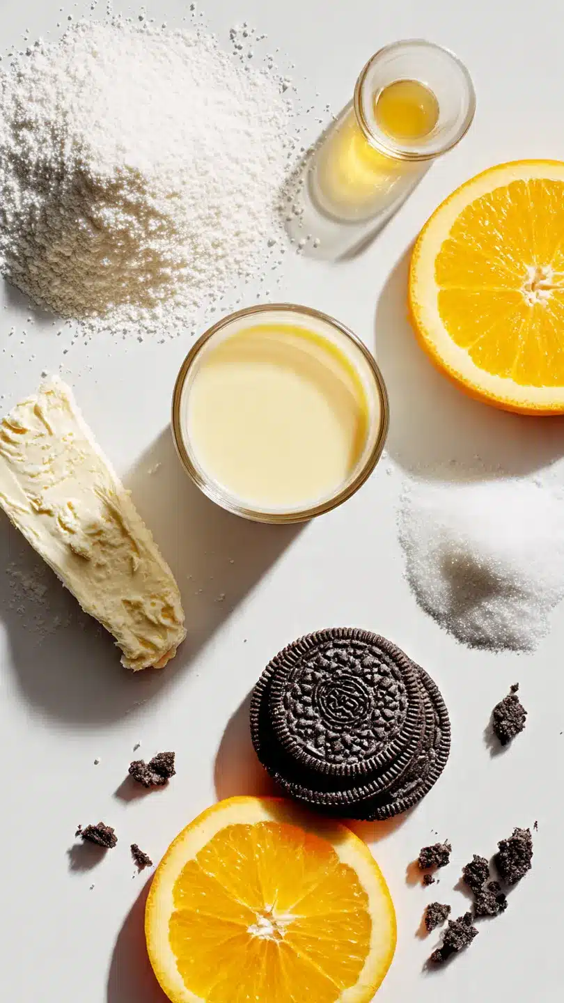 Orange Schneebälle: