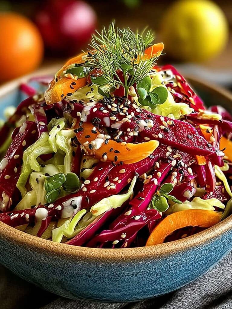 Gesunder Rotkohl-Slaw Rezept: Schnell, knackig & einfach lecker