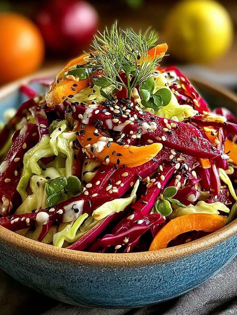 Gesunder Rotkohl-Slaw Rezept: Schnell, knackig & einfach lecker