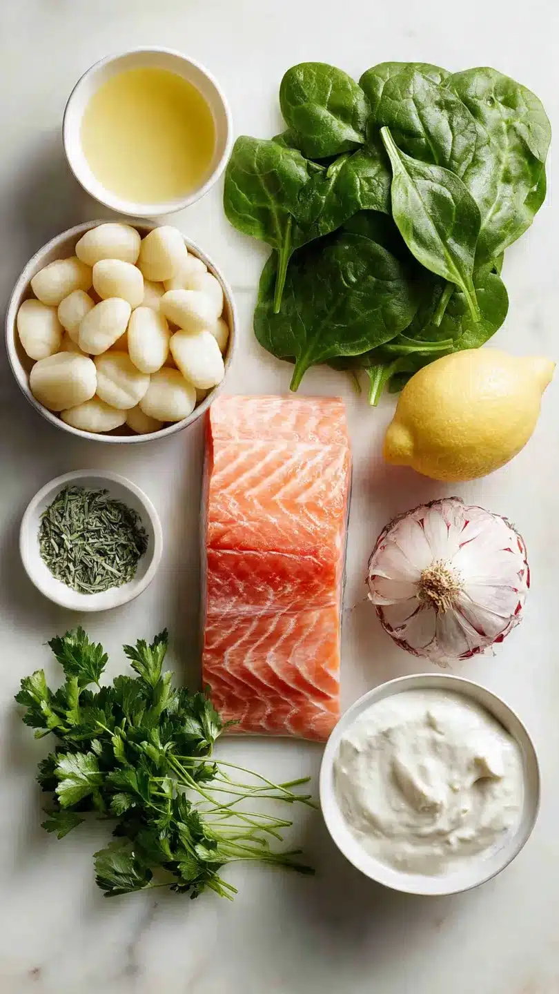 Cremige Lachs-Gnocchi