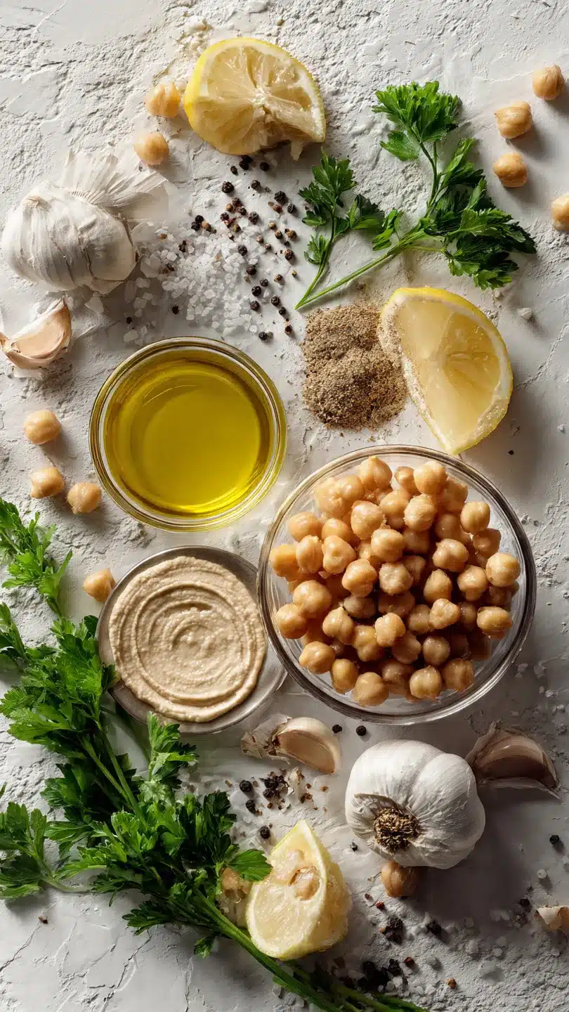 Tahini-Zitronen Kichererbsen-Salat