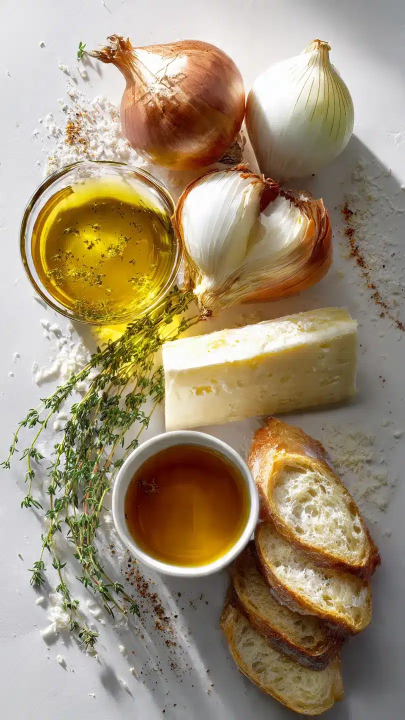 Klassische Französische Zwiebelsuppe