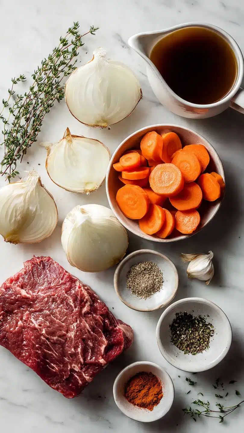 Sonniger Schmorbraten mit reichlich Sauce