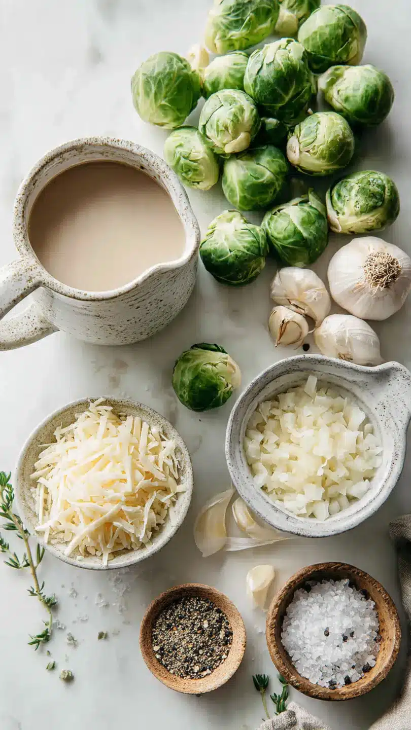 Cremige Rosenkohlpfanne