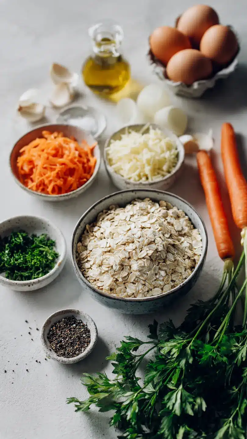 Haferflocken Käse Bratling