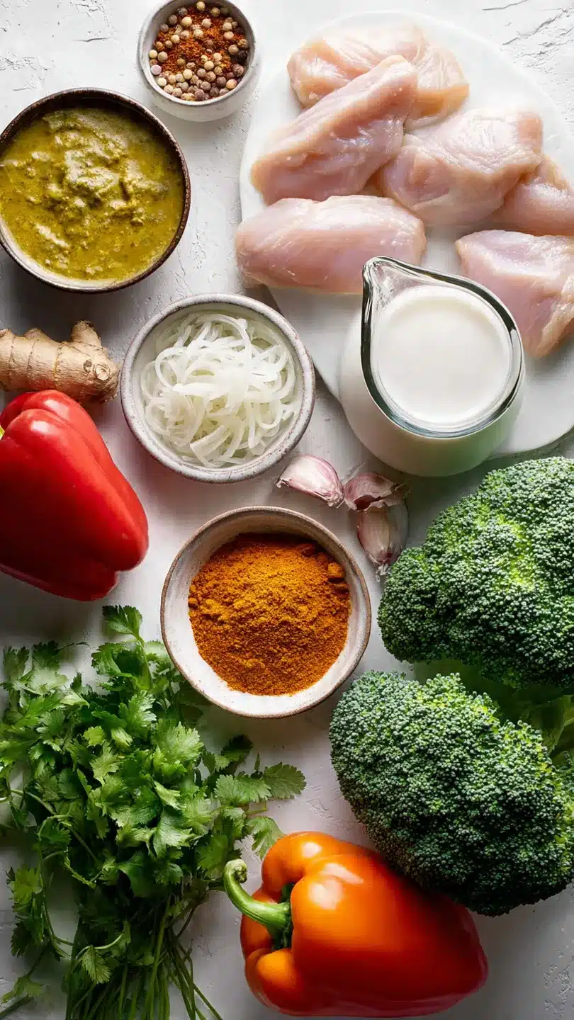 Einfaches Kokos-Hähnchen-Curry