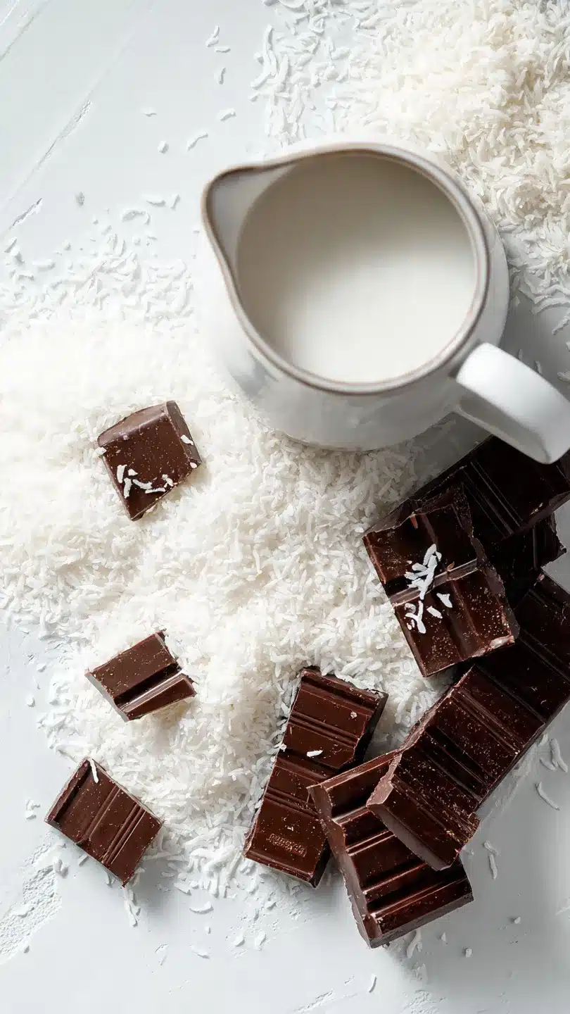 Bounty Kugeln aus nur 3 Zutaten