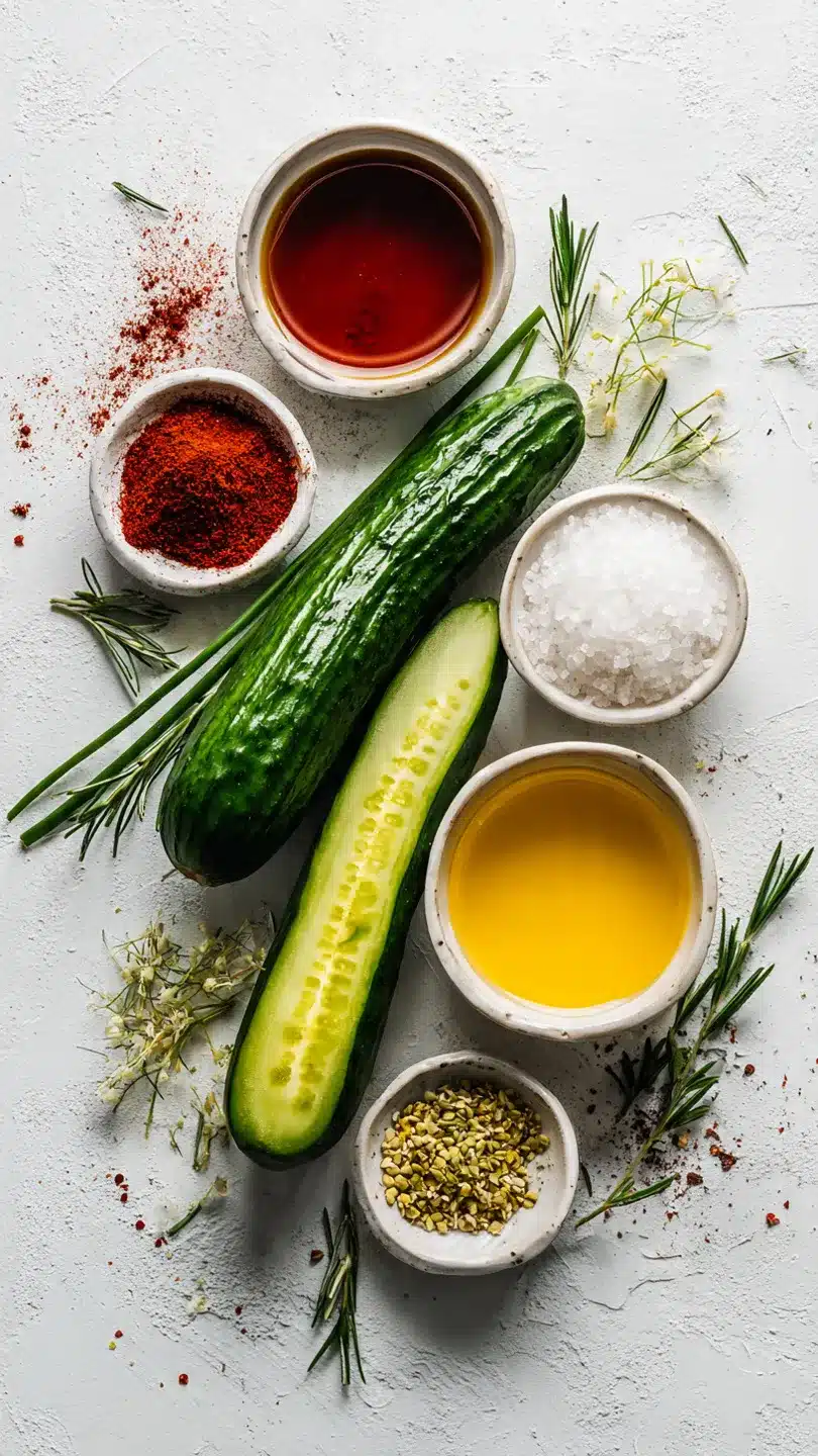 Koreanischer Gurkensalat asiatisch würzig