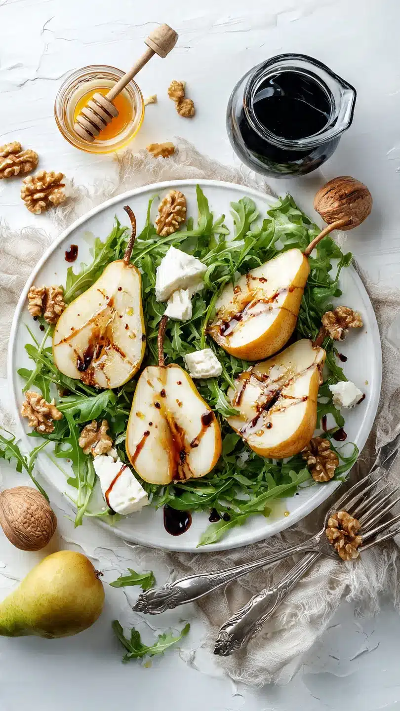 Birnensalat mit Balsamico