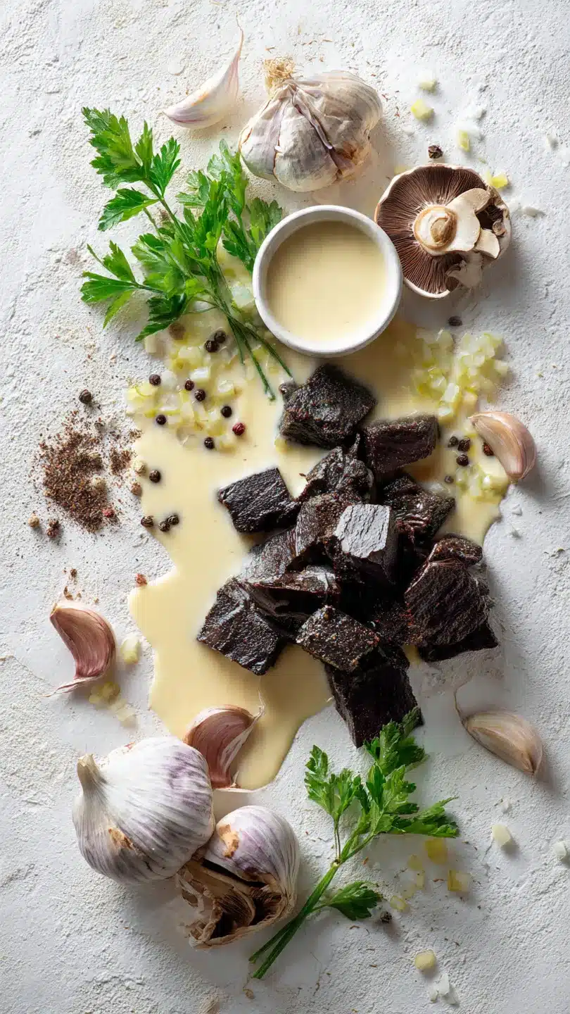 Rinderfilet mit Steinpilzen in cremiger Sauce – ein Genuss für Feinschmecker!