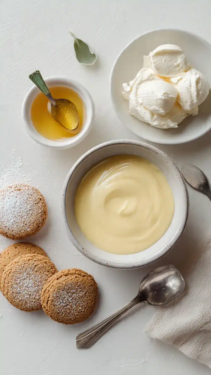 Eierlikör-Mousse mit Spekulatius