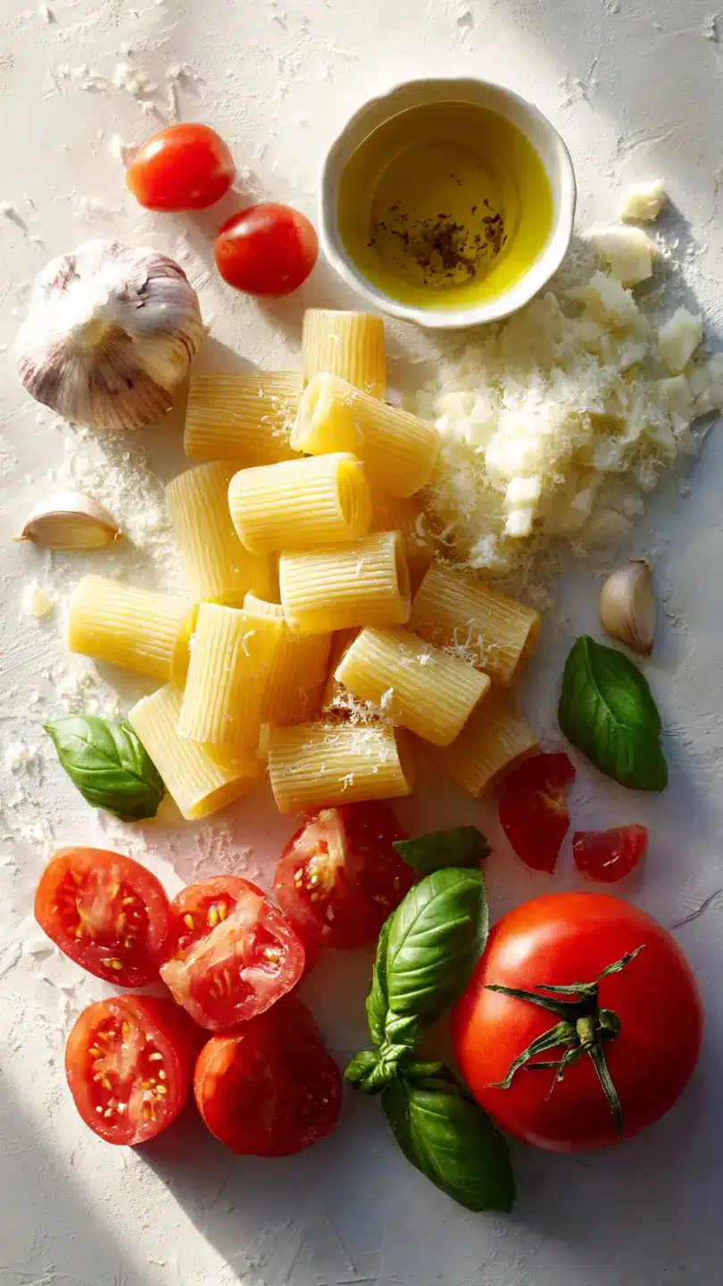 Einfache Hausgemachte Rigatoni al Forno