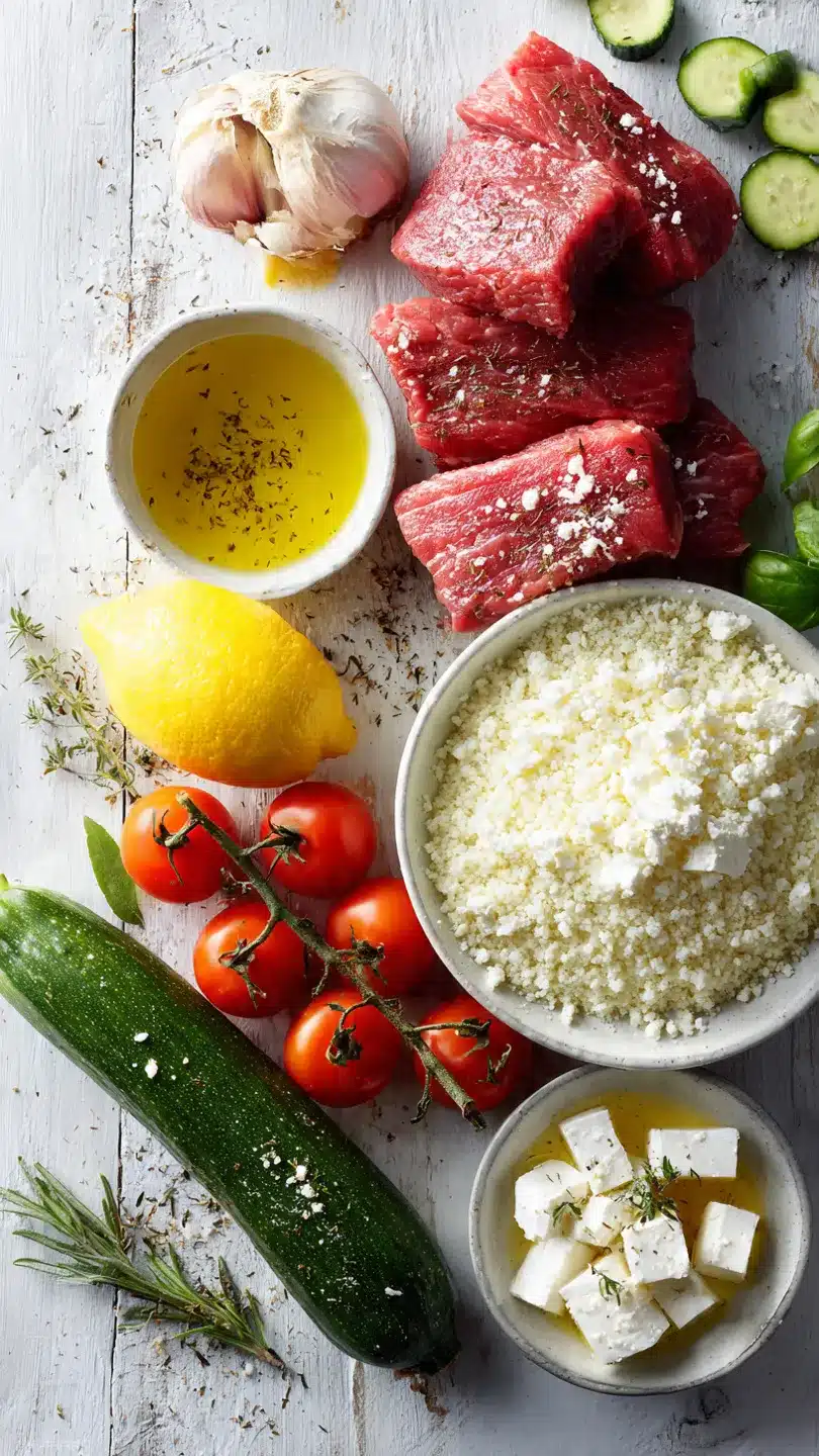 Griechische Hähnchen-Bowl mit Feta & Couscous