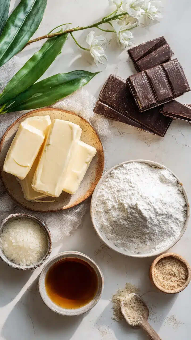 Rum-Kipferl mit Schokoladenglasur