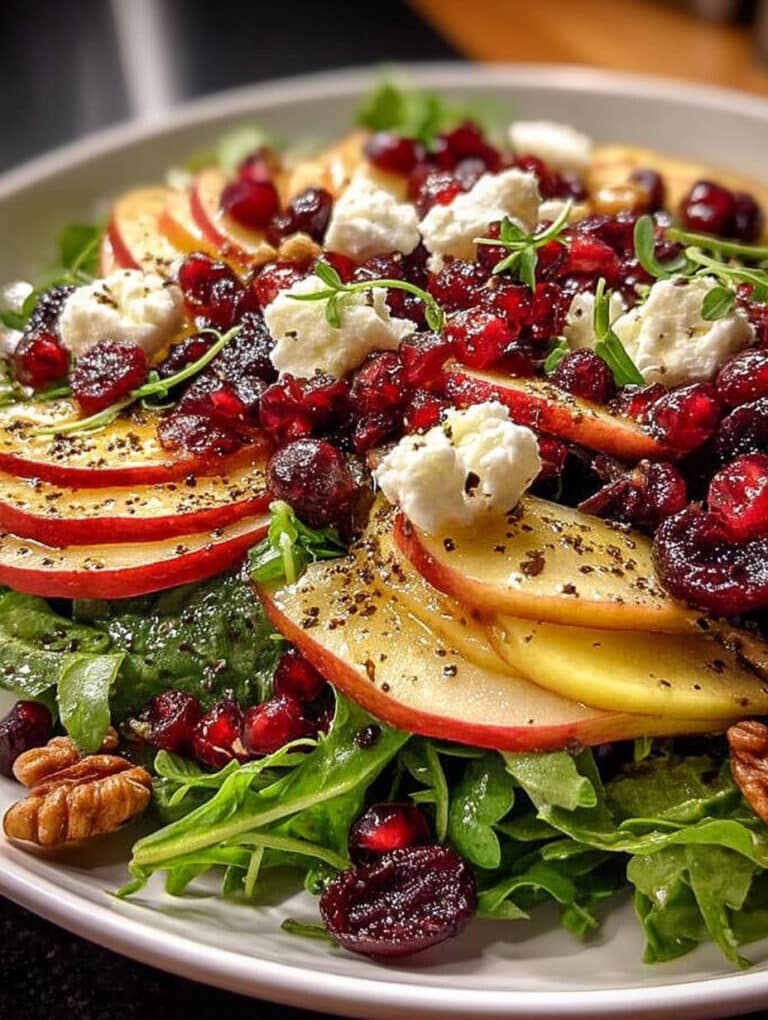 Blitzschneller Weihnachtssalat: Festliches 15-Minuten-Rezept mit Granatapfel