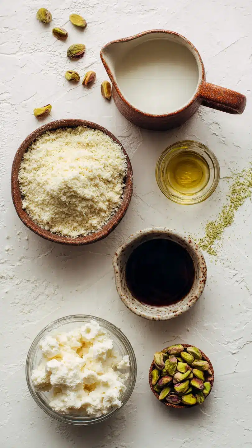 Low Carb Pistazien-Quarkkuchen ohne backen