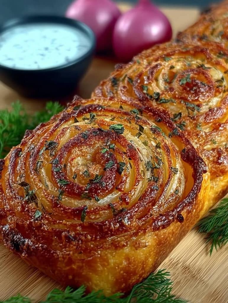 Knusprige Zwiebelrollen Rezept: Einfach, schnell & lecker mit Blätterteig