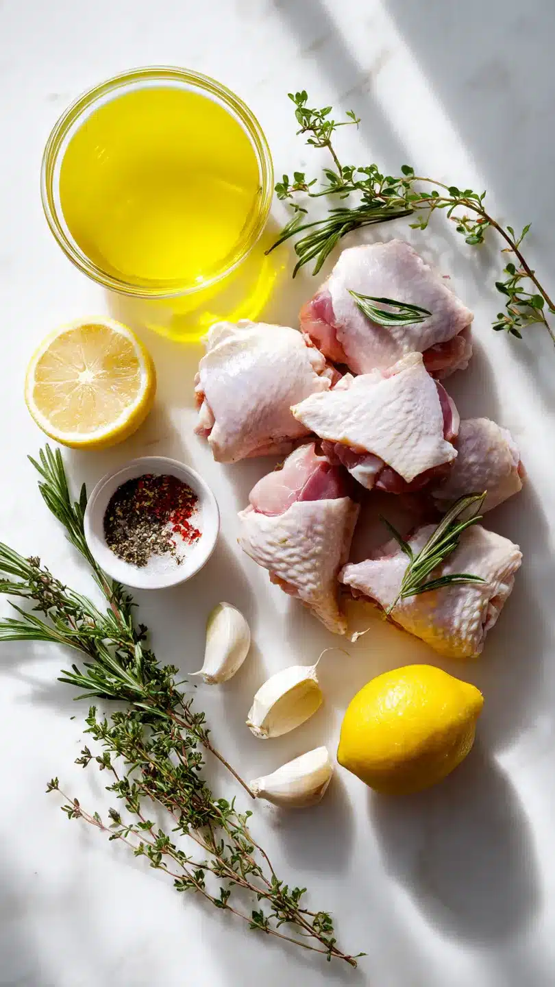 Ofen-Gebratenes Französisches Knoblauch-Hähnchen