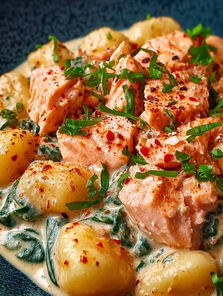 Cremige Lachs-Gnocchi Rezept: Schnell, Einfach & Unwiderstehlich