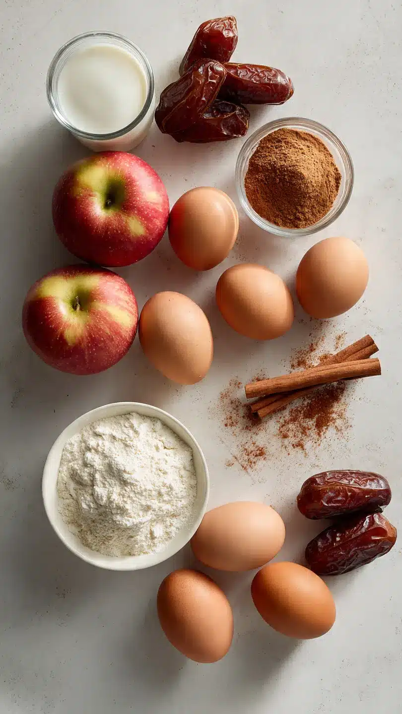 Apfelkuchen-Rezept ohne Mehl & Zucker