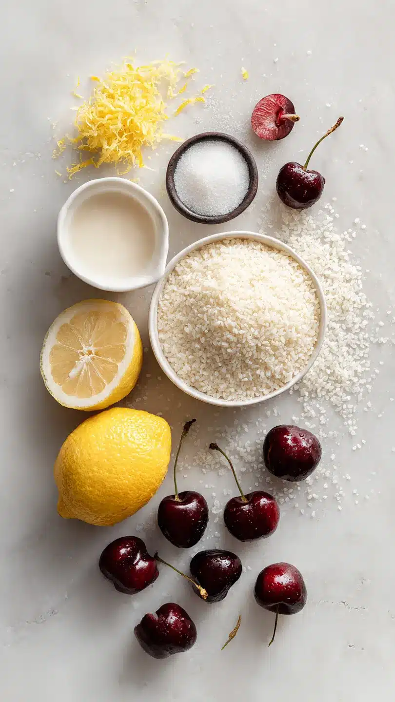 Milchreis-Kirsch-Auflauf