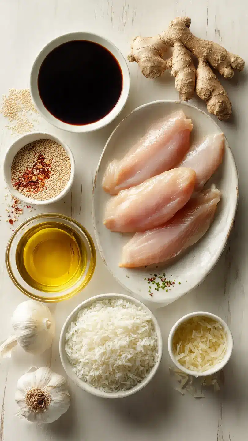 KOREAN BBQ Chicken Rice Bowl