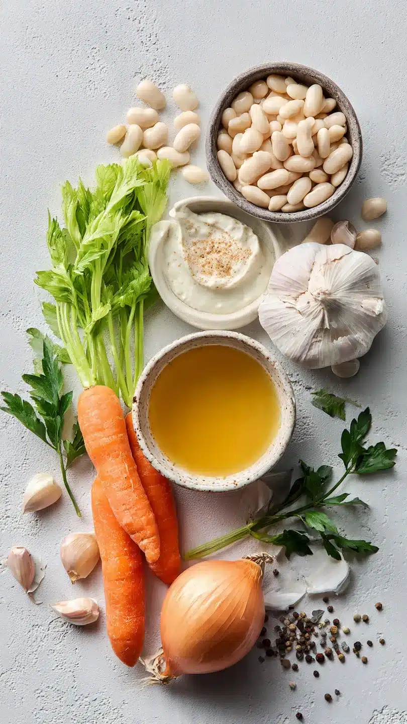 Cremige toskanische weiße Bohnen-Suppe für Wohlfühlmomente