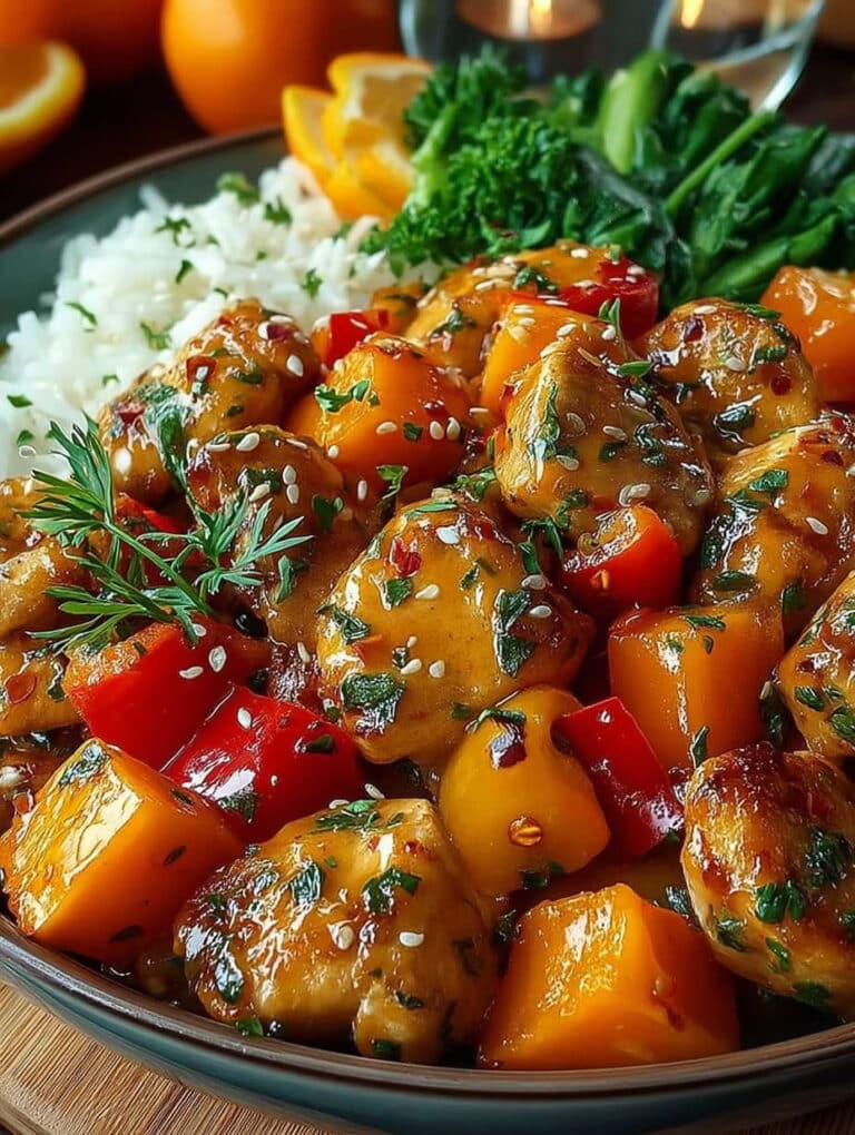 Köstliche Kürbis Hähnchen Pfanne Rezept: Cremig, Einfach & Herbstlich Lecker