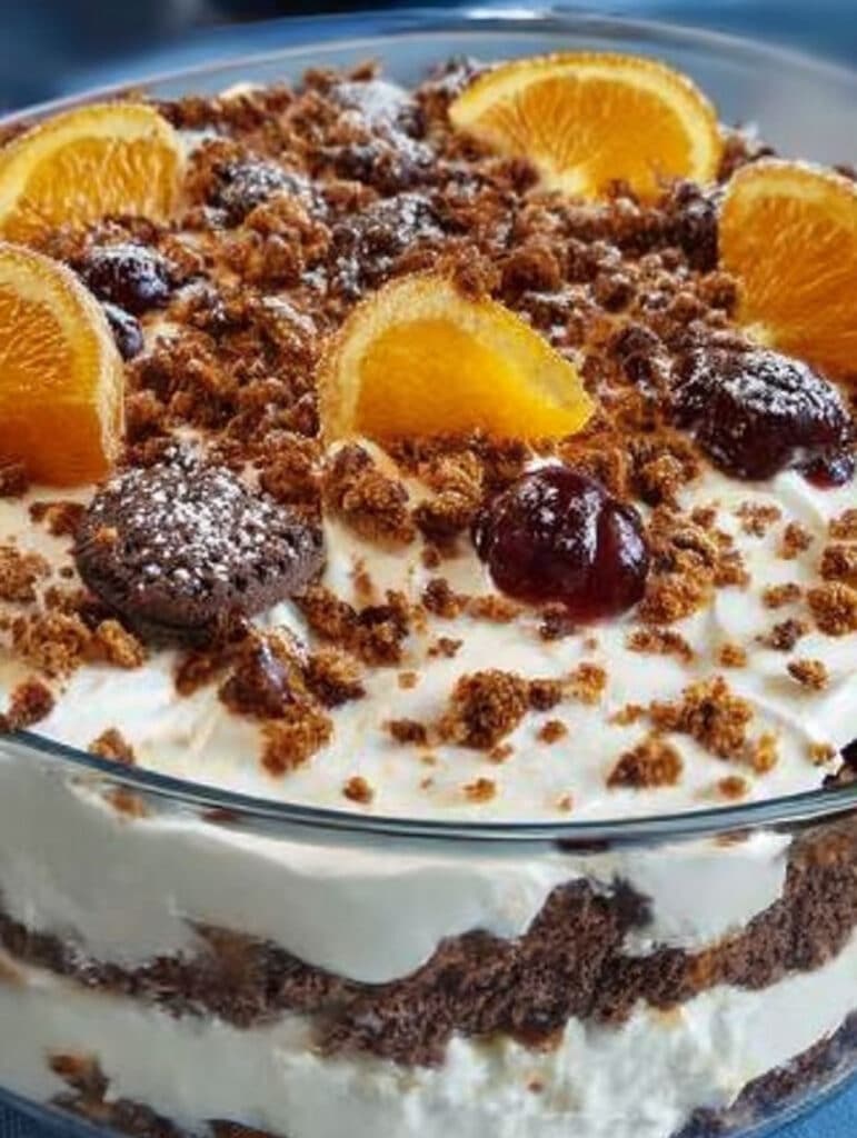 Festliches Weihnachtsdessert: Cremig, Knusprig & Einfach – Ein Familienliebling!