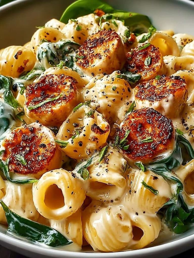 Rezept: Cremige Protein Pasta mit Hähnchen – Blitzschnell & Proteinreich in 50 Min.