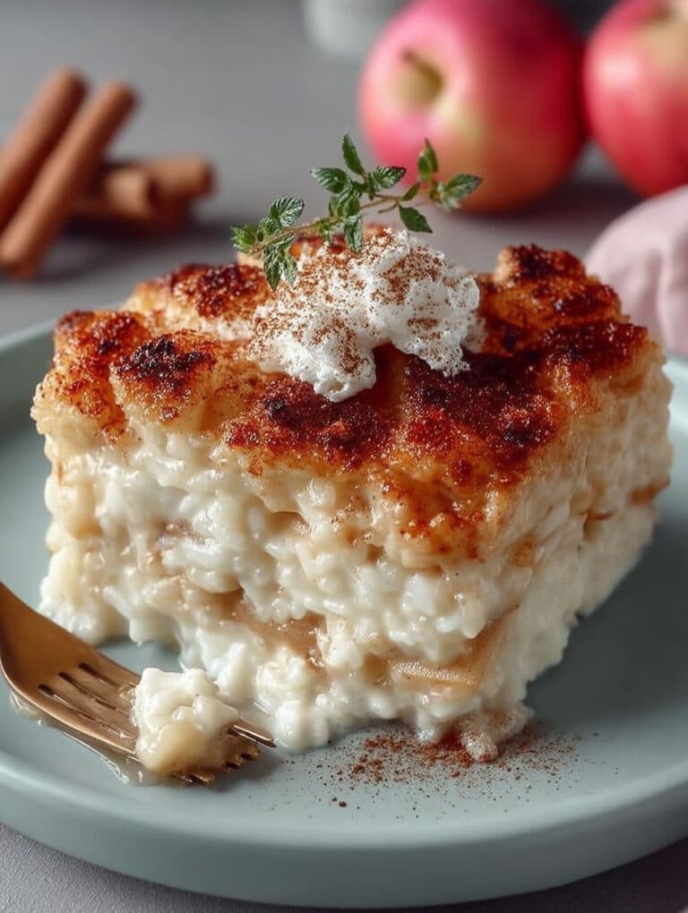 Apfel-Milchreisauflauf: Cremig, Fruchtig & Gesund – Einfaches Rezept
