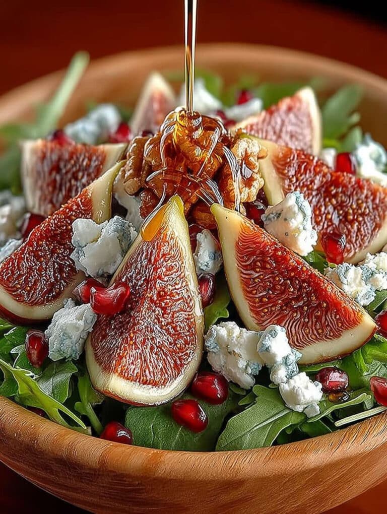 Birnen-Feigen-Salat: Schnelles, gesundes und raffiniertes Rezept mit Feta & Walnüssen