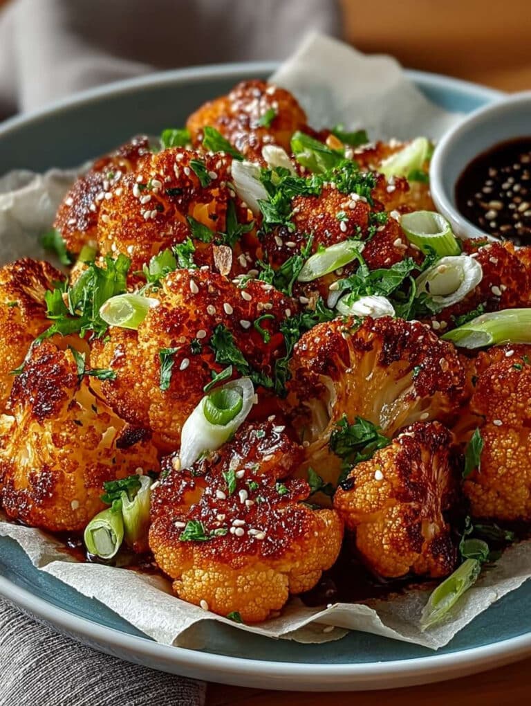 Knuspriger Ofen-Blumenkohl asiatisch: Einfaches & gesundes Rezept