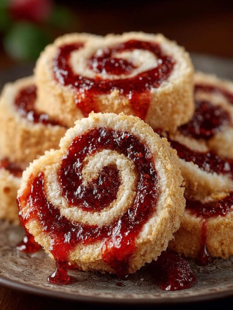 Himbeer-Mürbteig-Röllchen: Einfaches Rezept für knusprige Frucht-Schnecken