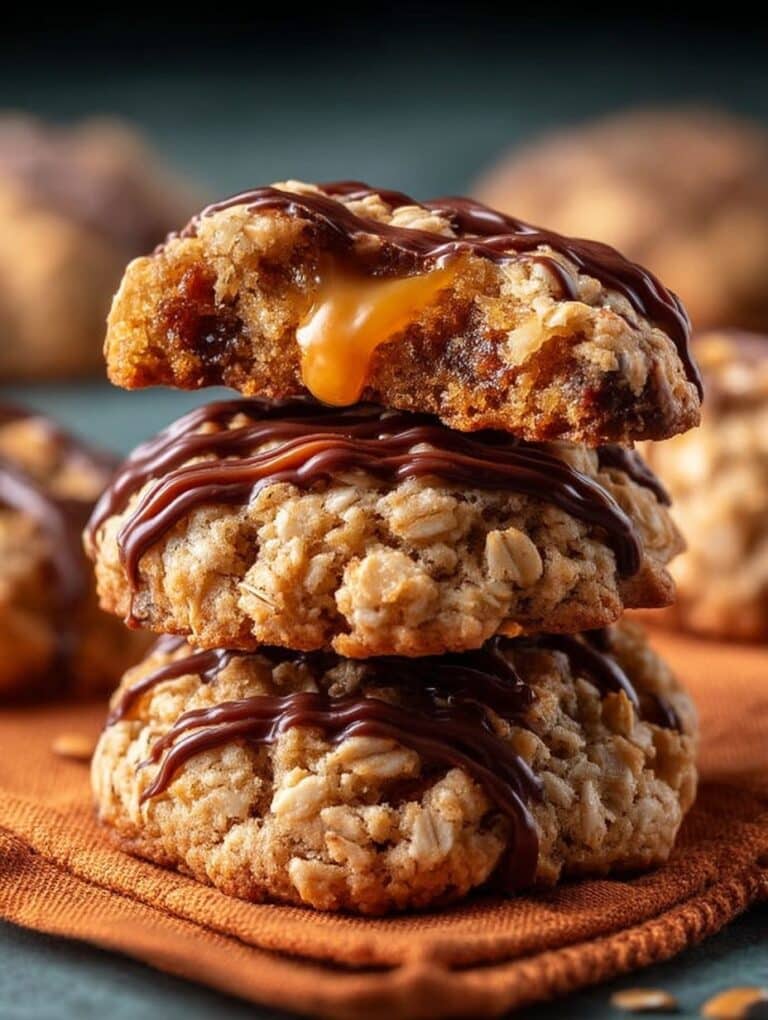 Saftige Karamell-Haferflocken-Cookies: Einfaches Rezept für süße Momente