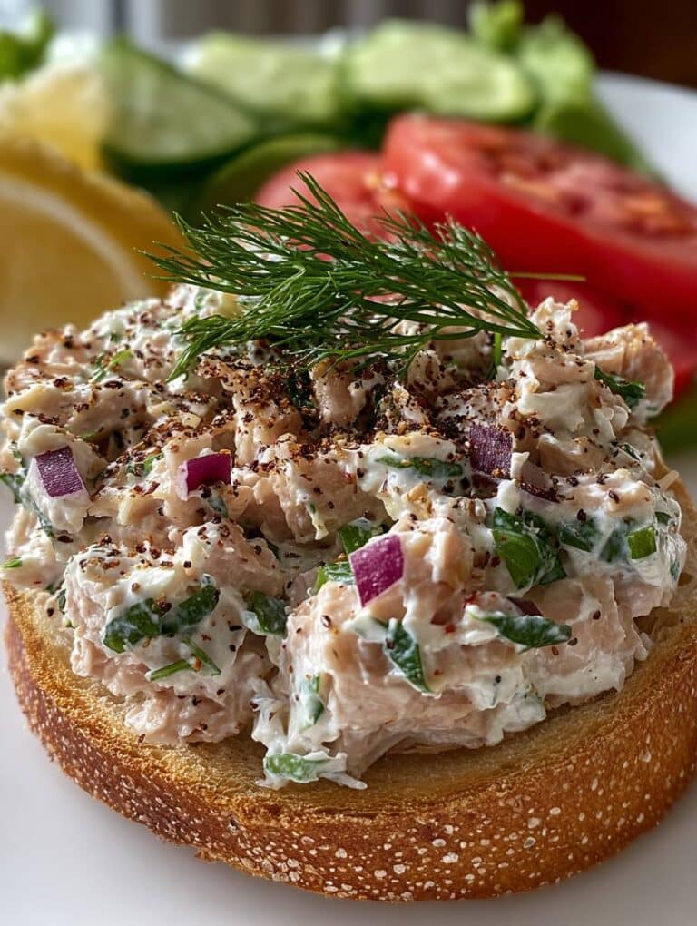 Schneller Thunfisch-Sauerrahm-Aufstrich: Cremig, frisch & einfach zubereitet