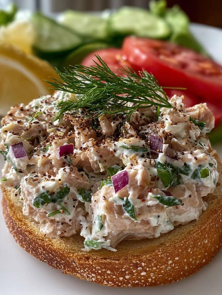 Schneller Thunfisch-Sauerrahm-Aufstrich: Cremig, frisch & einfach zubereitet