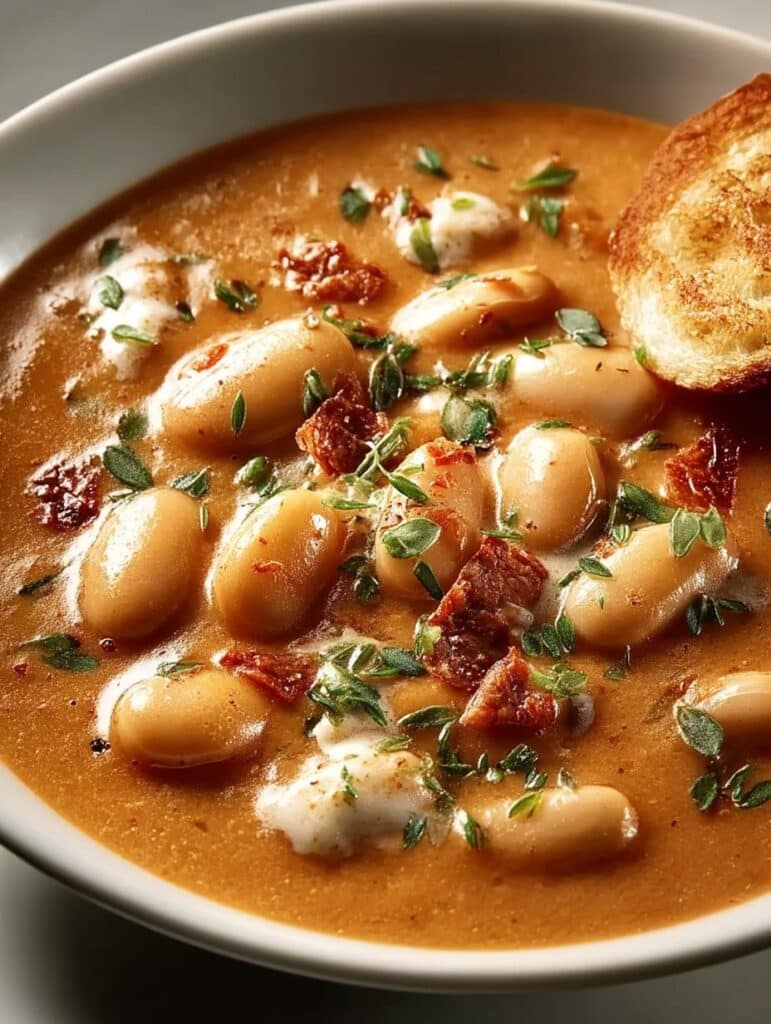 Herzhafte Weiße Bohnensuppe: Cremig, Einfach & Gesund – Rezept für Gemütlichkeit