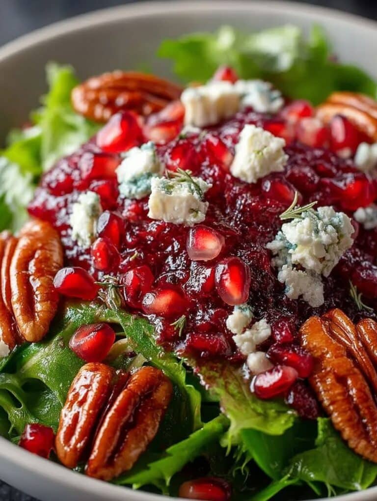 Festlicher Granatapfel-Cranberry-Salat: Einfaches Rezept für Weihnachten