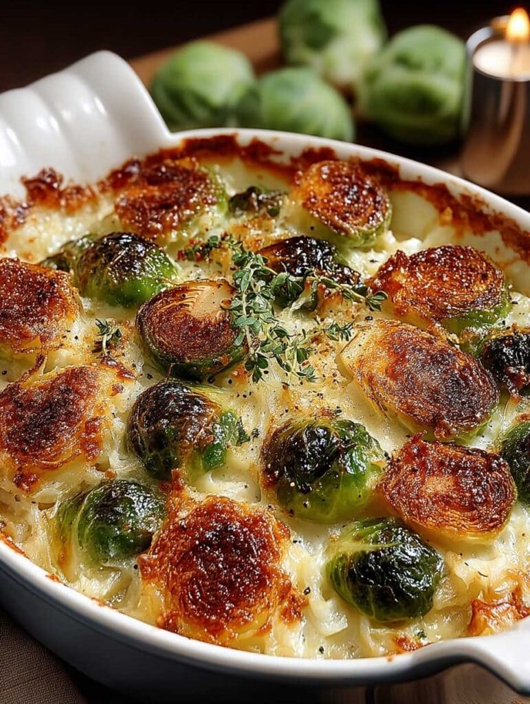 Rosenkohl-Gratin: Cremig, würzig & einfach – Perfekt für Meal Prep!