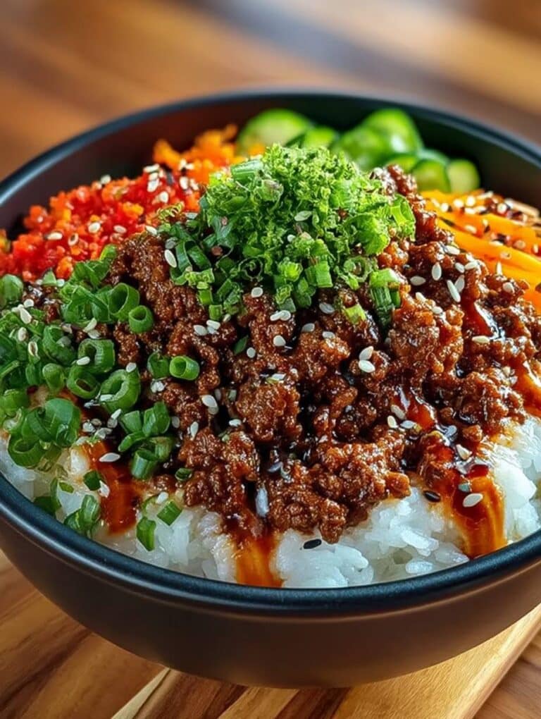 Koreanische Rinderhack-Bowl: Blitzschnelles, gesundes Gericht mit maximalem Geschmack