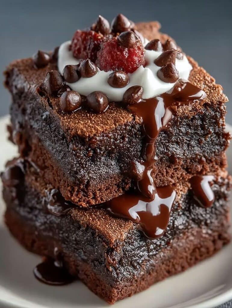 Hüttenkäse Protein Brownies: Saftige, gesunde Schoko-Brownies schnell und einfach backen